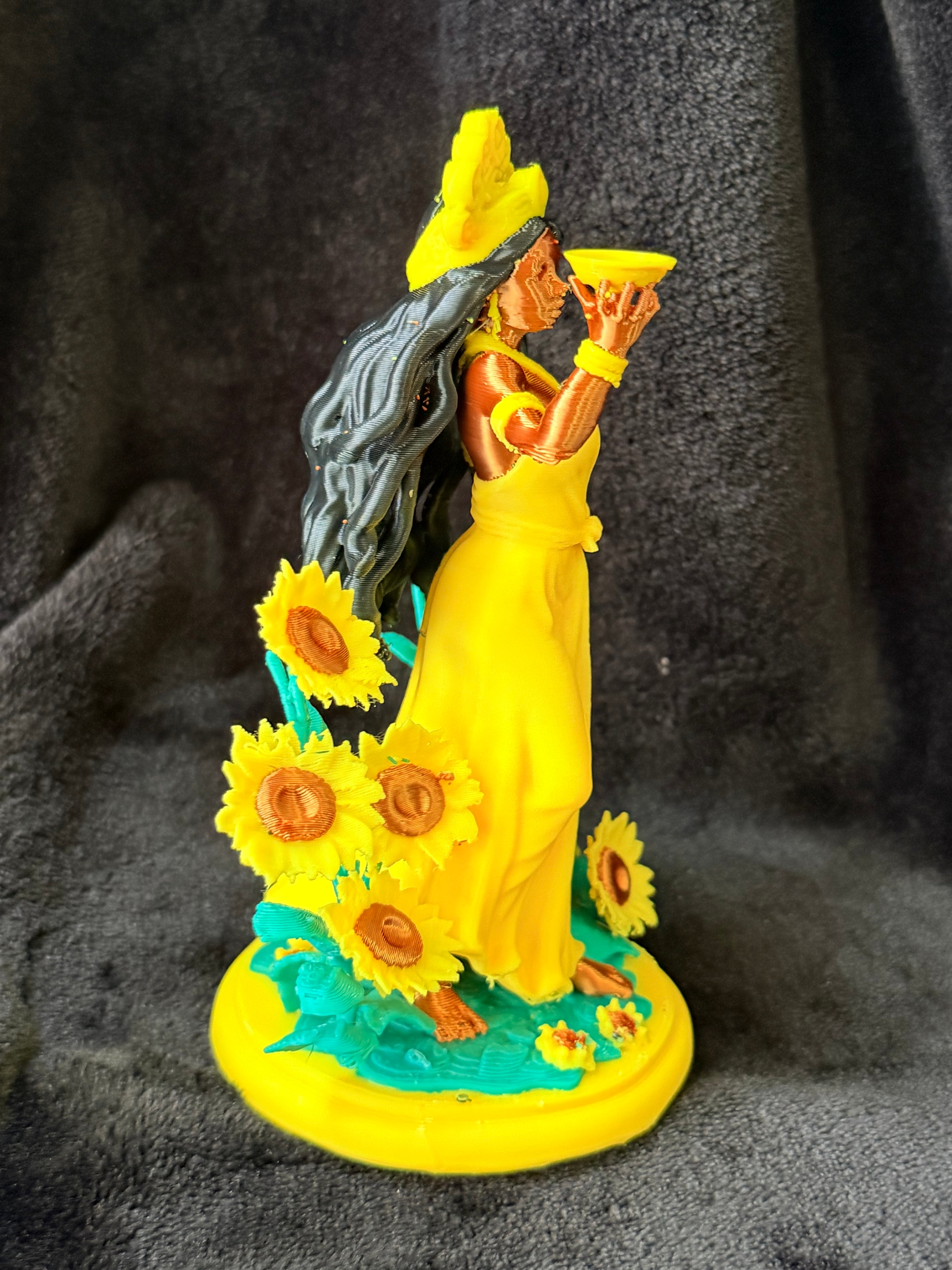Ochún - Figura Impresa en 3D | 4 Colores