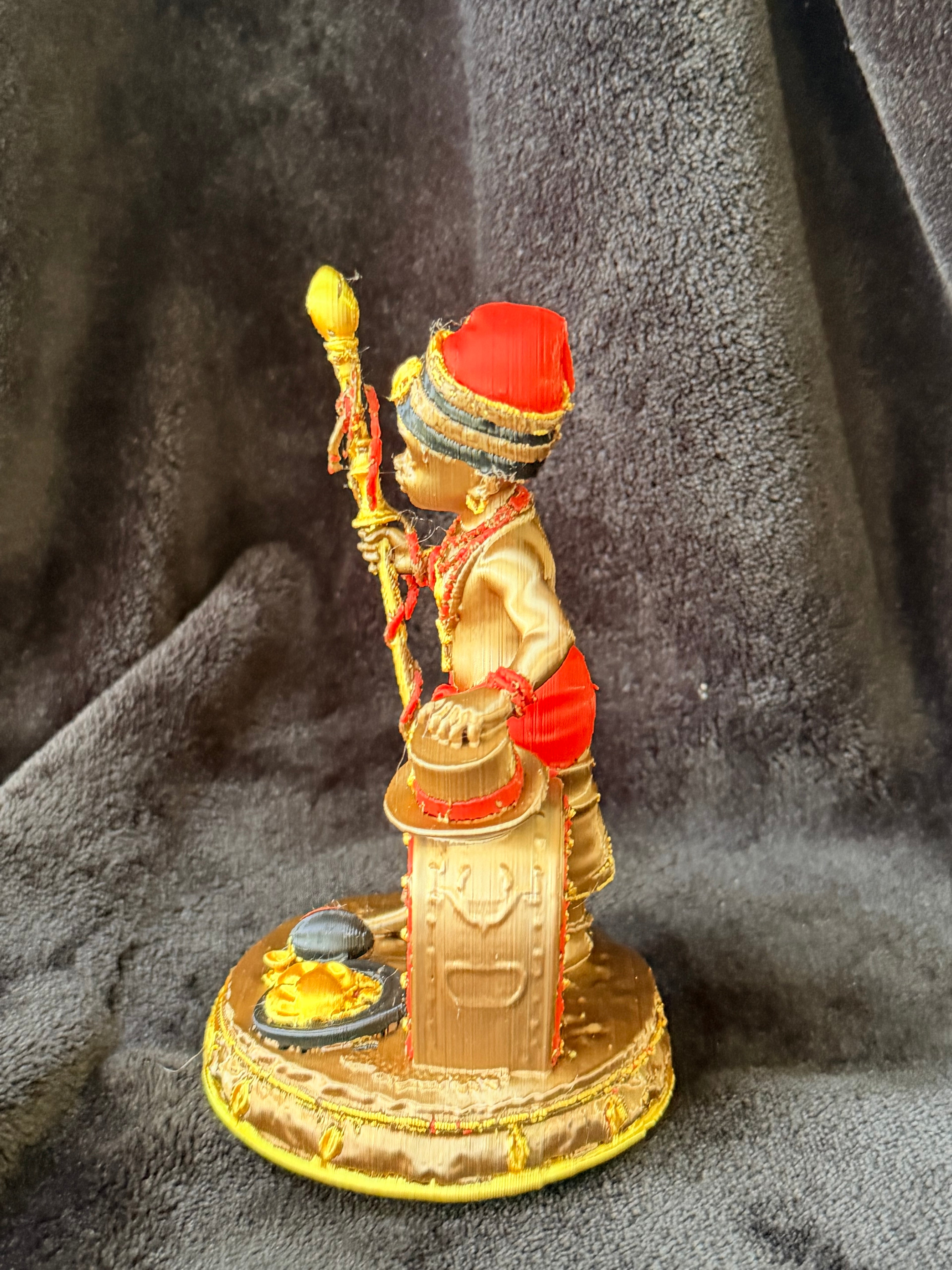 Elegguá - Figura Impresa en 3D | 10 cm | PLA Multicolor