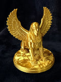 Esfinge Divina con Alas - Figura Impresa en 3D | Color Dorado